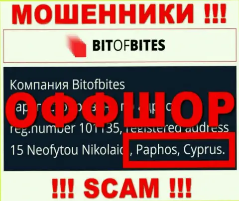 BitOfBites Com - это разводилы, их адрес регистрации на территории Кипр