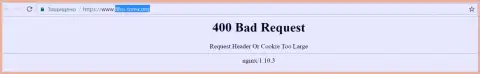 Официальный web-портал форекс компании FIBO Group несколько суток заблокирован и показывает - 400 Bad Request